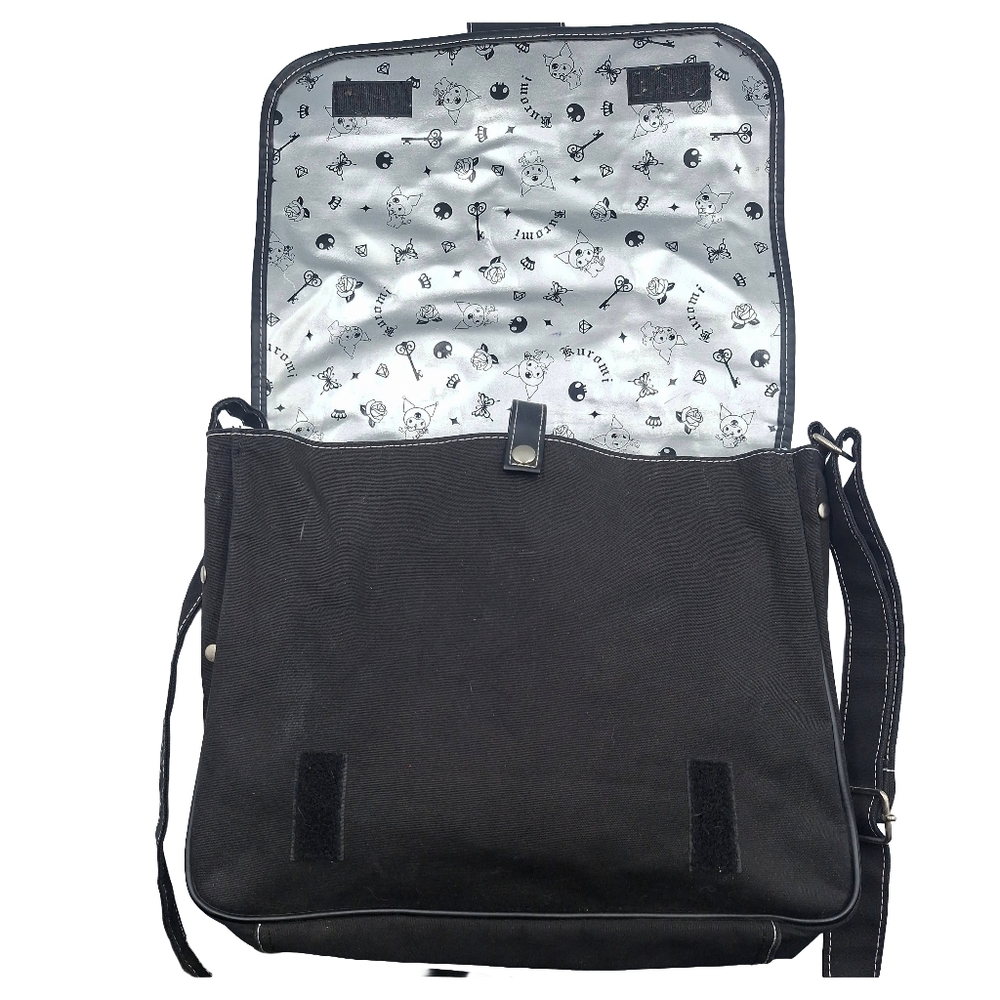 Sanrio Kuromi Crossbody Book Laptop Messenger Bag - Picture 8 of 13